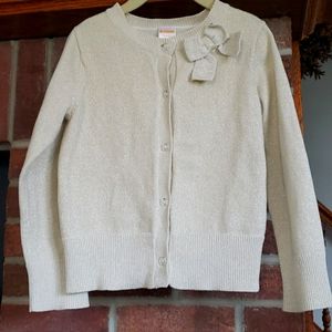 🛍Girls' 5/6 gold cardigan